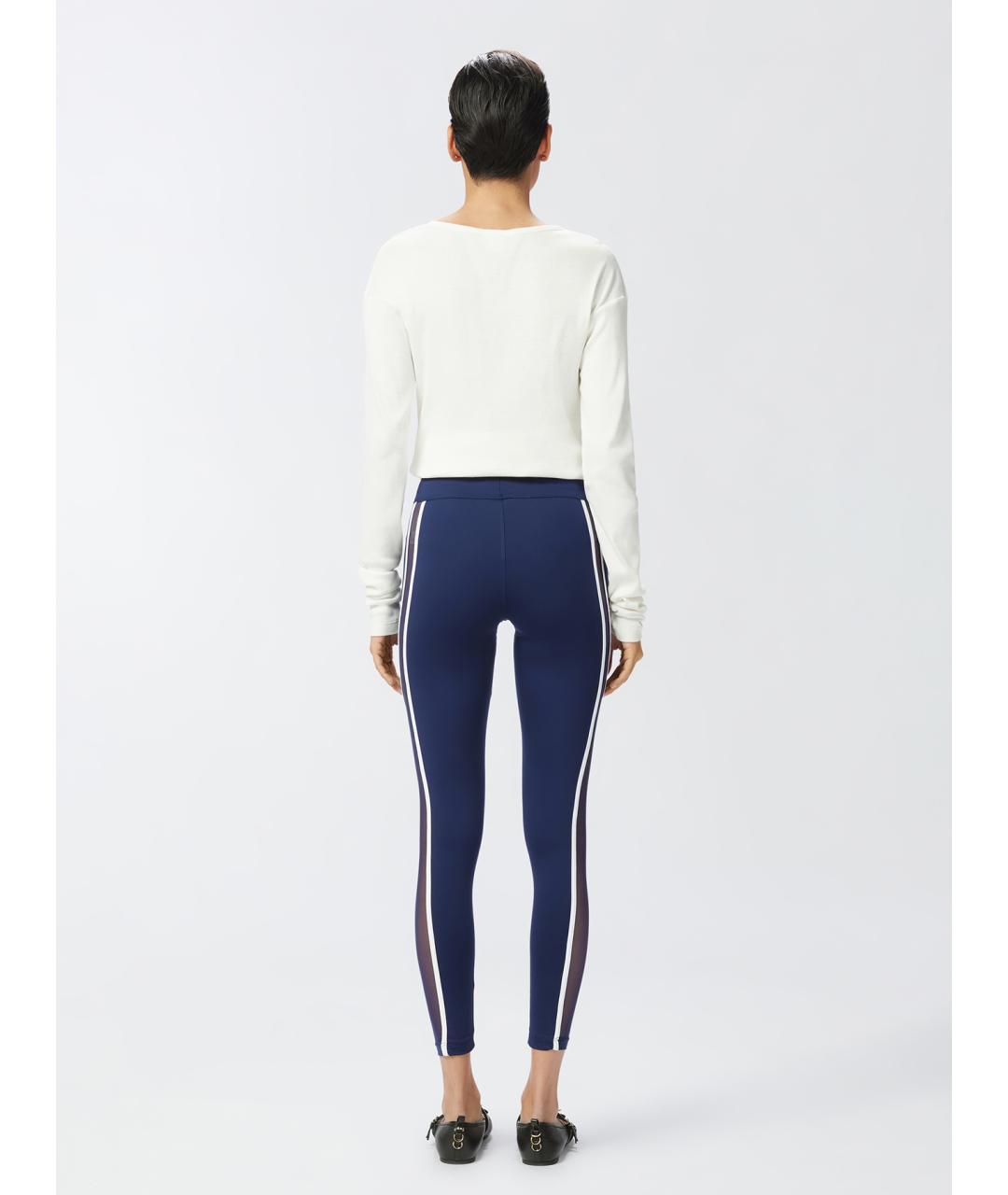 PINKO Синие полиамидовые леггинсы и велосипедки, фото 4