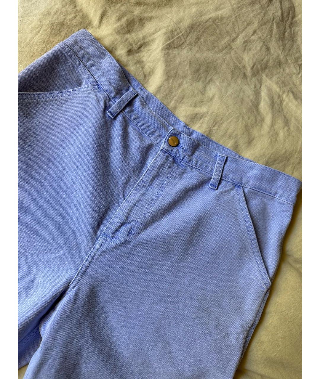 CARHARTT WIP Фиолетовые деним шорты, фото 3