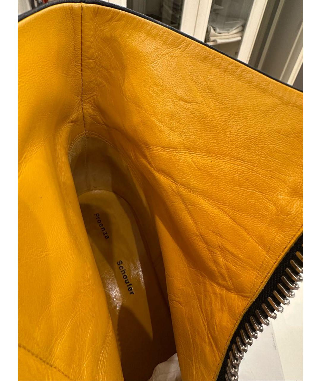 PROENZA SCHOULER Черные кожаные ботильоны, фото 7