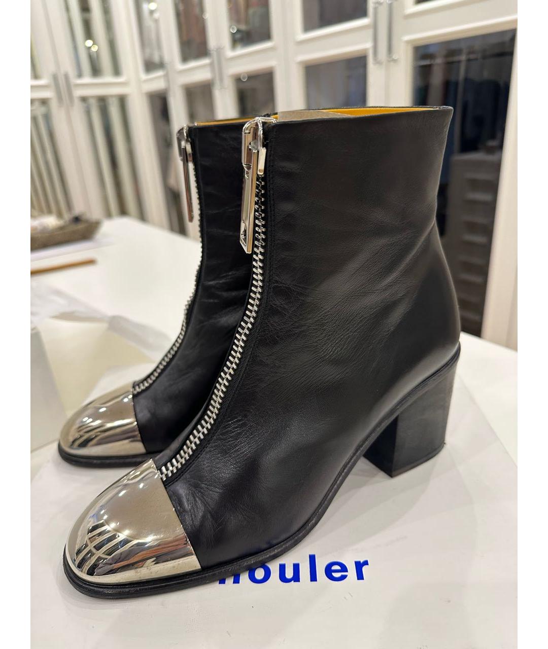 PROENZA SCHOULER Черные кожаные ботильоны, фото 2