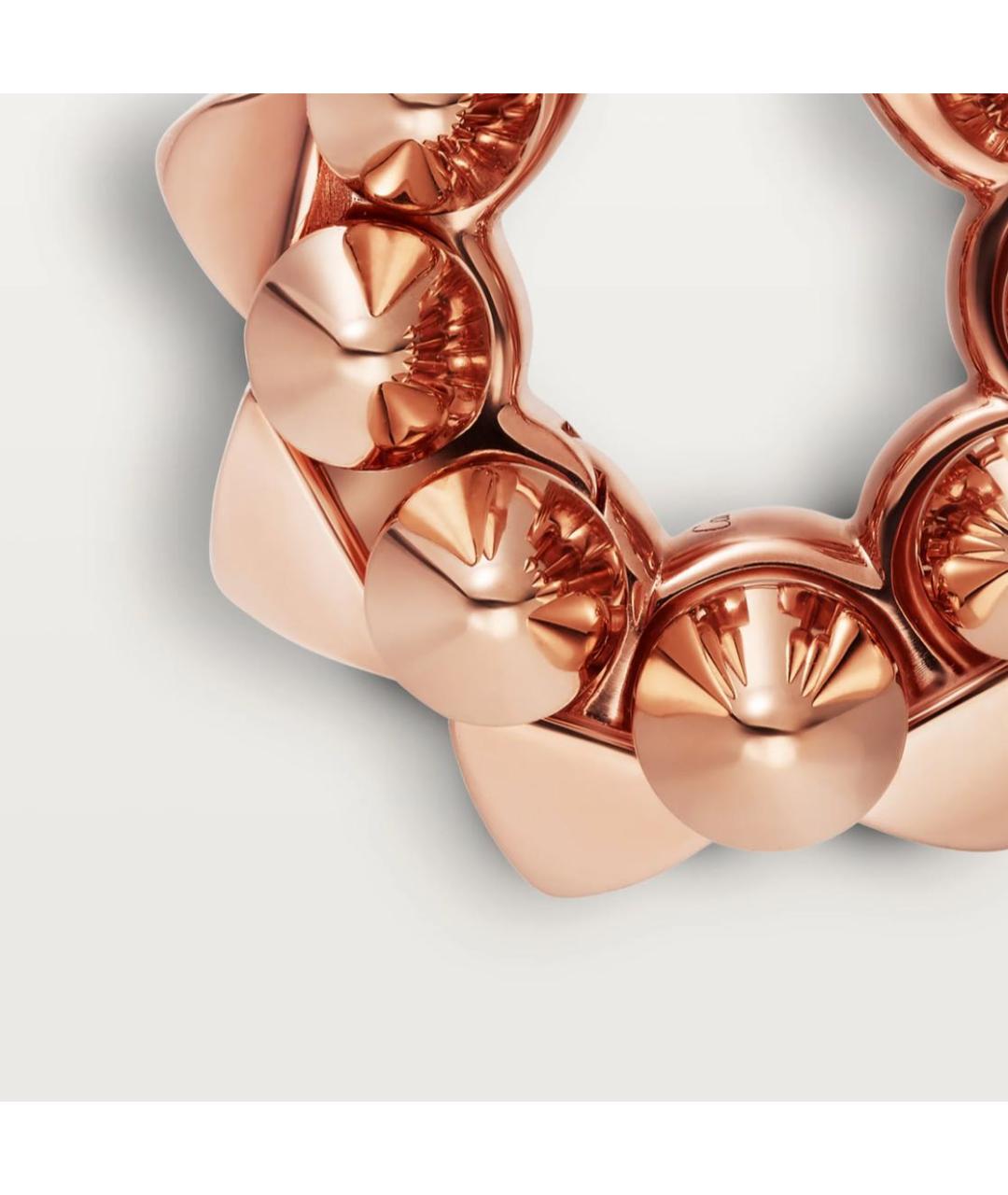 CARTIER Желтые серьги из розового золота, фото 5