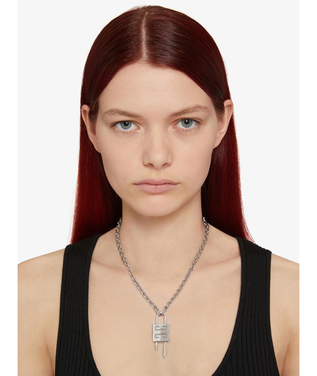GIVENCHY Серебряная металлическая подвеска, фото 2