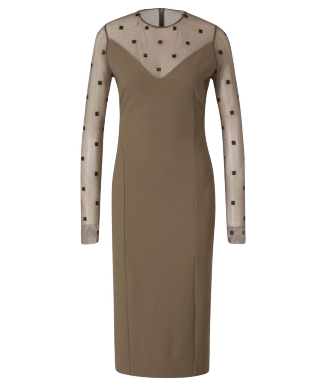 GIVENCHY Зеленые вискозное коктейльное платье, фото 1