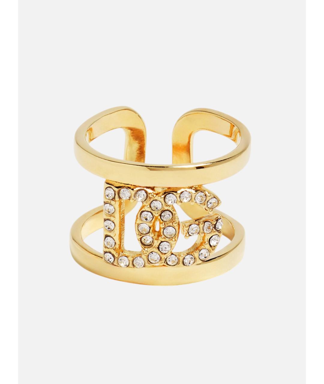 DOLCE&GABBANA Золотое металлическое кольцо, фото 3