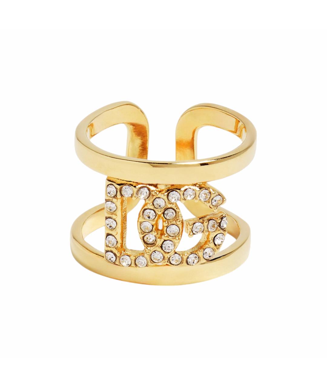 DOLCE&GABBANA Золотое металлическое кольцо, фото 1