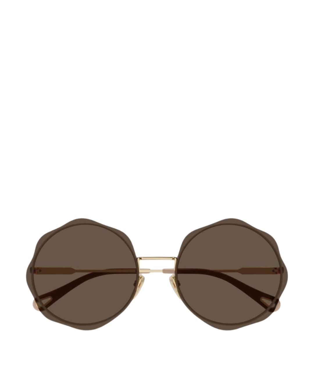 CHLOE Коричневые солнцезащитные очки, фото 1