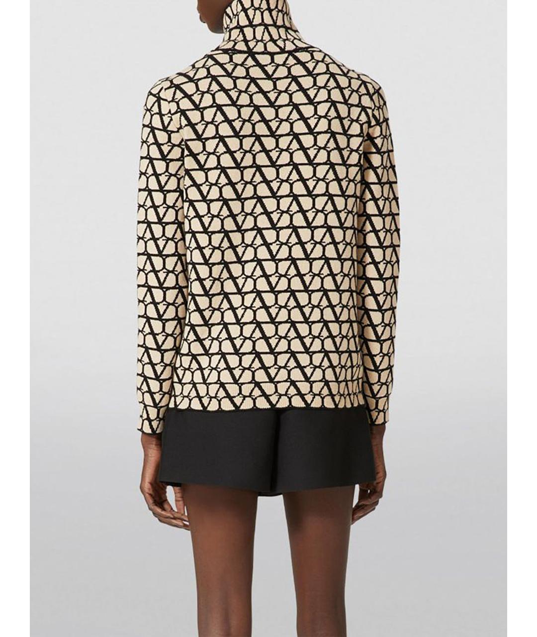 VALENTINO Мульти шерстяная водолазка, фото 4