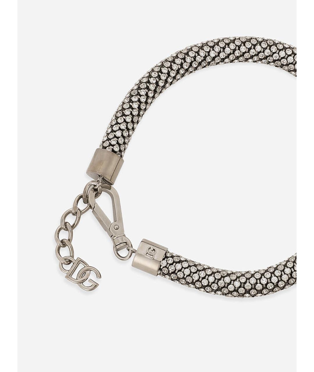 DOLCE&GABBANA Серебряное металлическое колье, фото 3