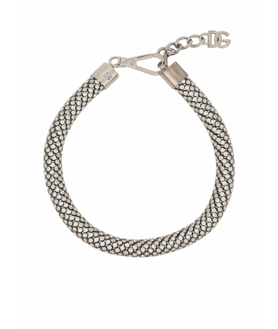 DOLCE&GABBANA Серебряное металлическое колье, фото 1