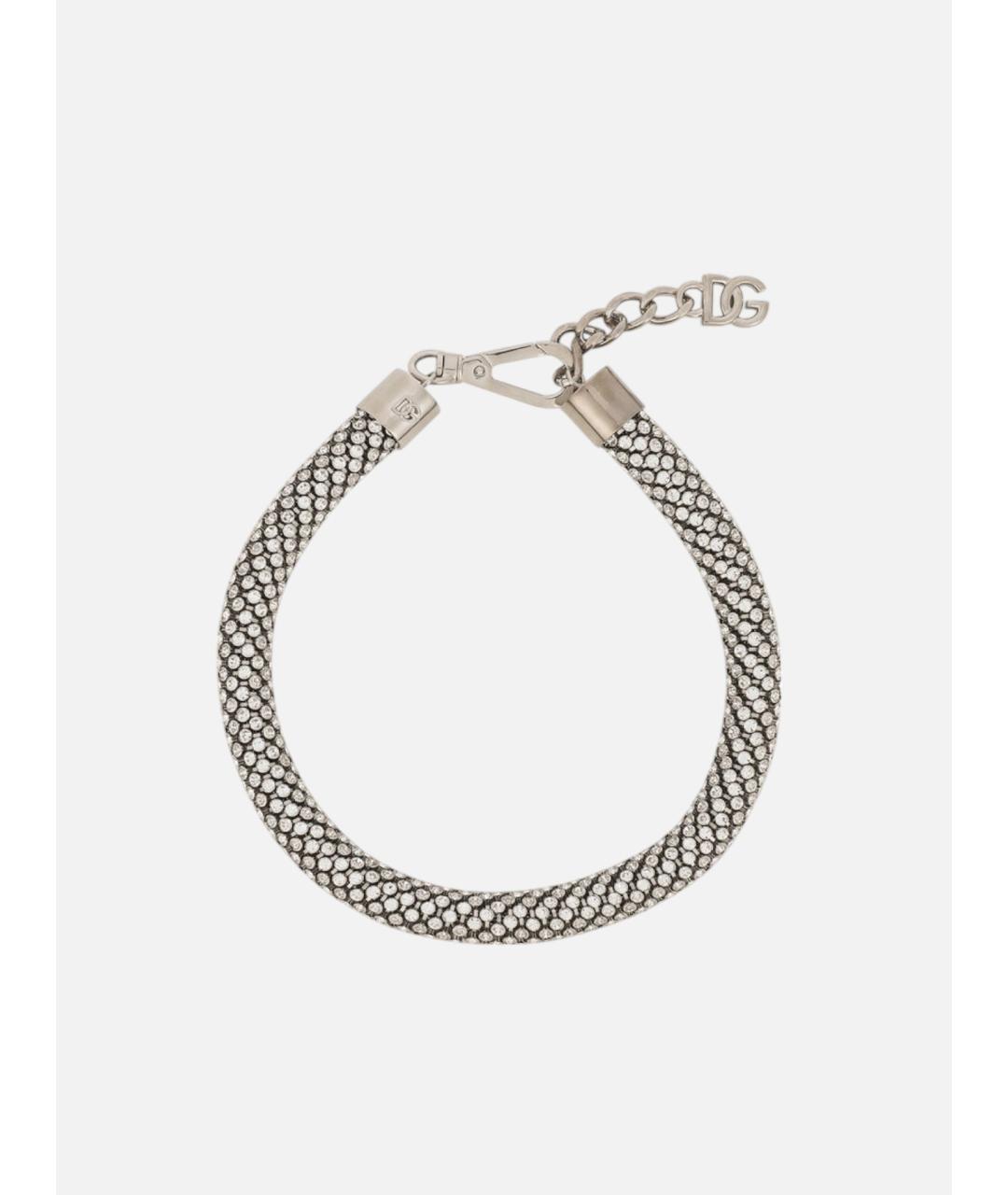 DOLCE&GABBANA Серебряное металлическое колье, фото 4