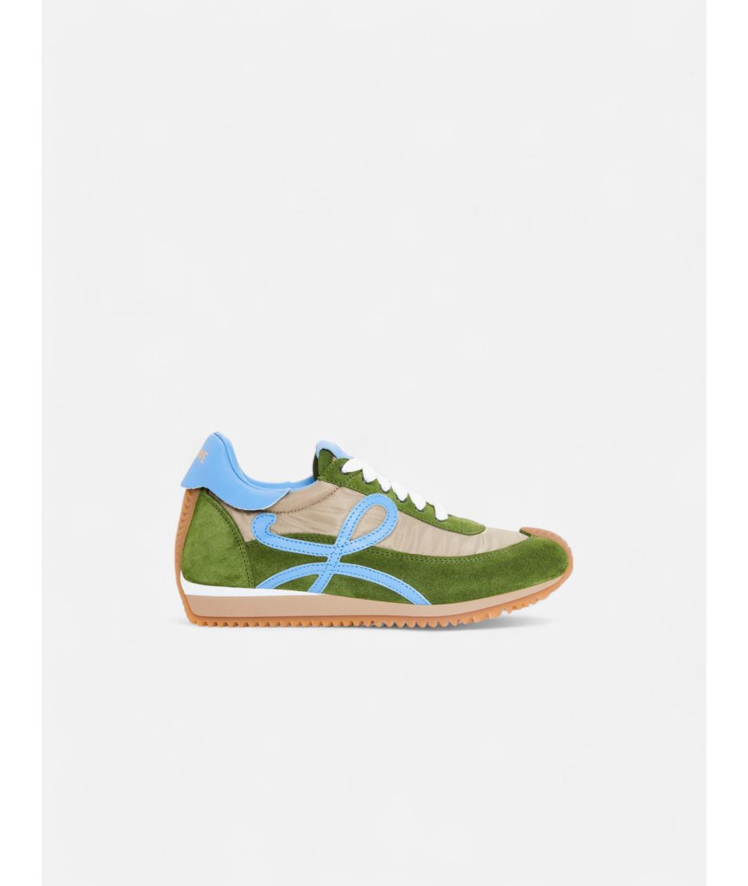 LOEWE Мульти кожаные кроссовки, фото 4