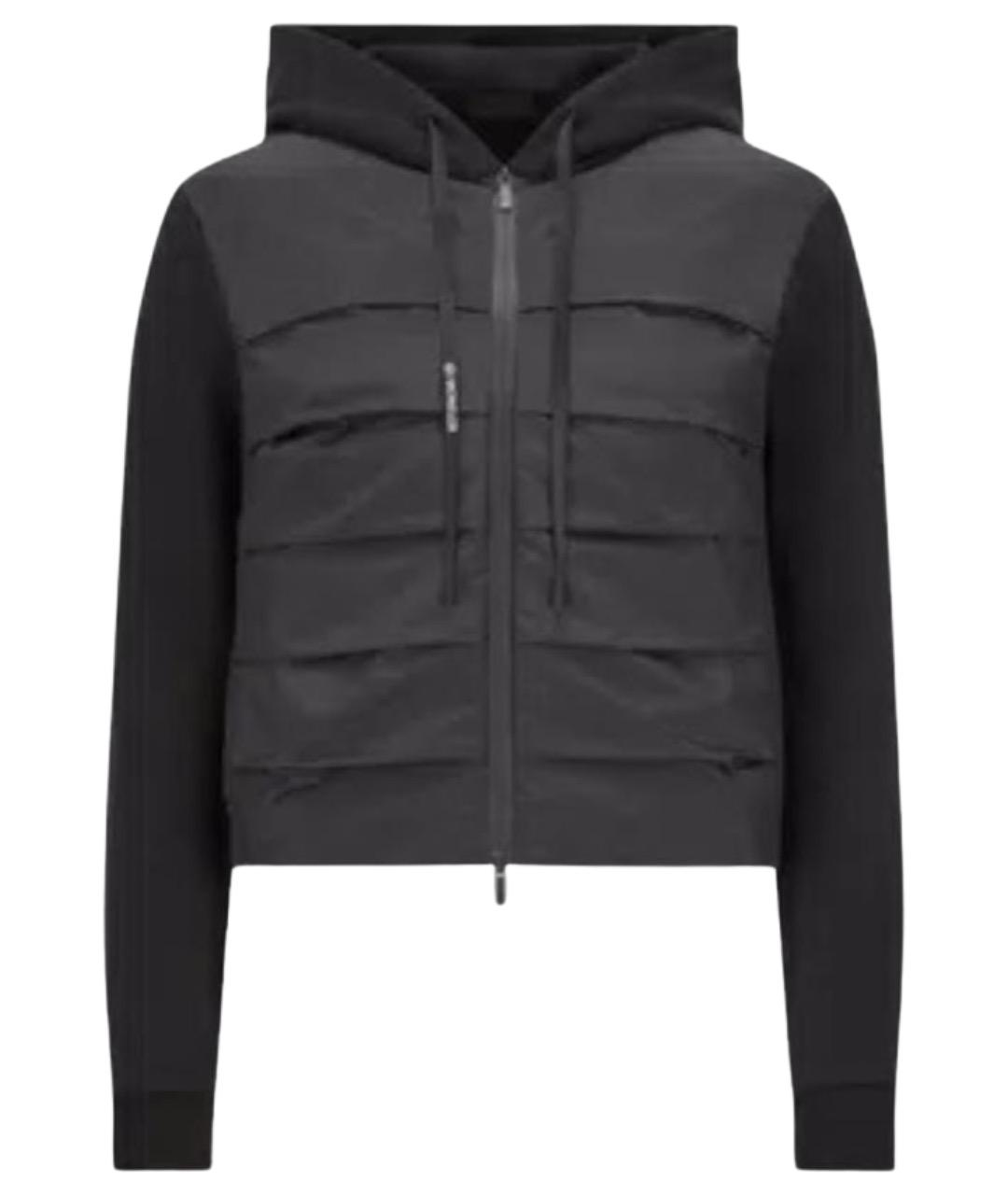 MONCLER Черная хлопковая куртка, фото 1