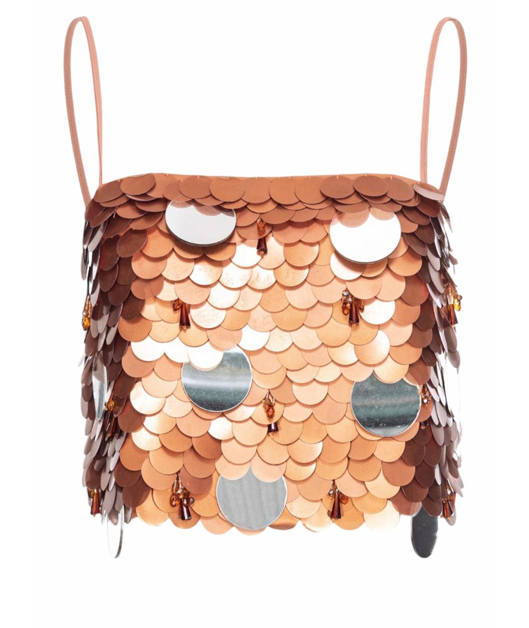 PINKO Розовая полиэстеровая майка, фото 1