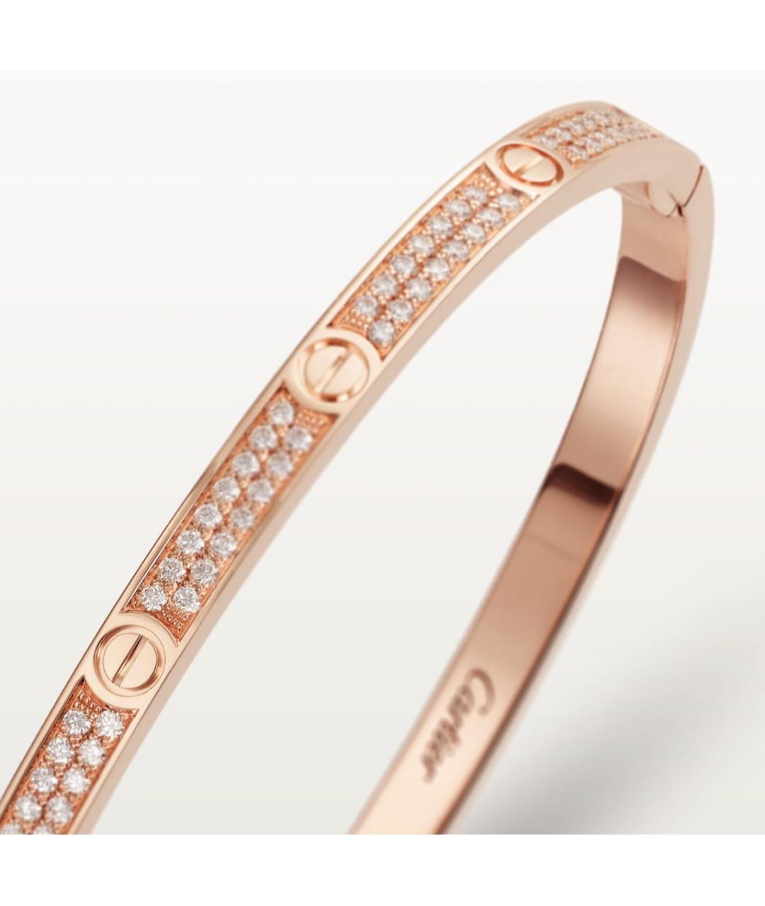 CARTIER Желтый браслет из розового золота, фото 3
