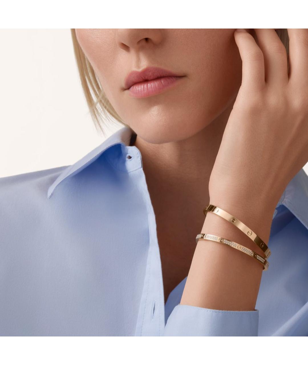 CARTIER Желтый браслет из розового золота, фото 2