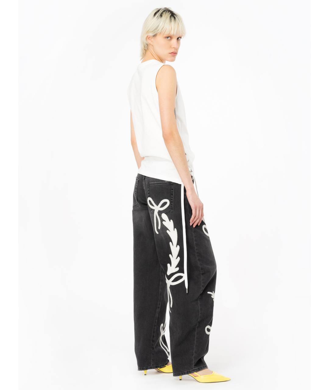 PINKO Белая хлопковая майка, фото 3