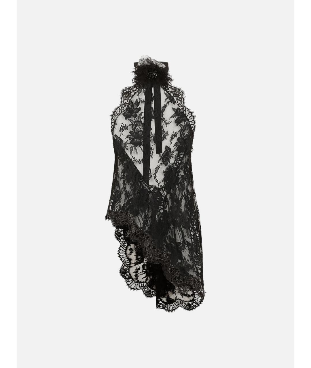 DOLCE&GABBANA Черная хлопковая блузы, фото 6