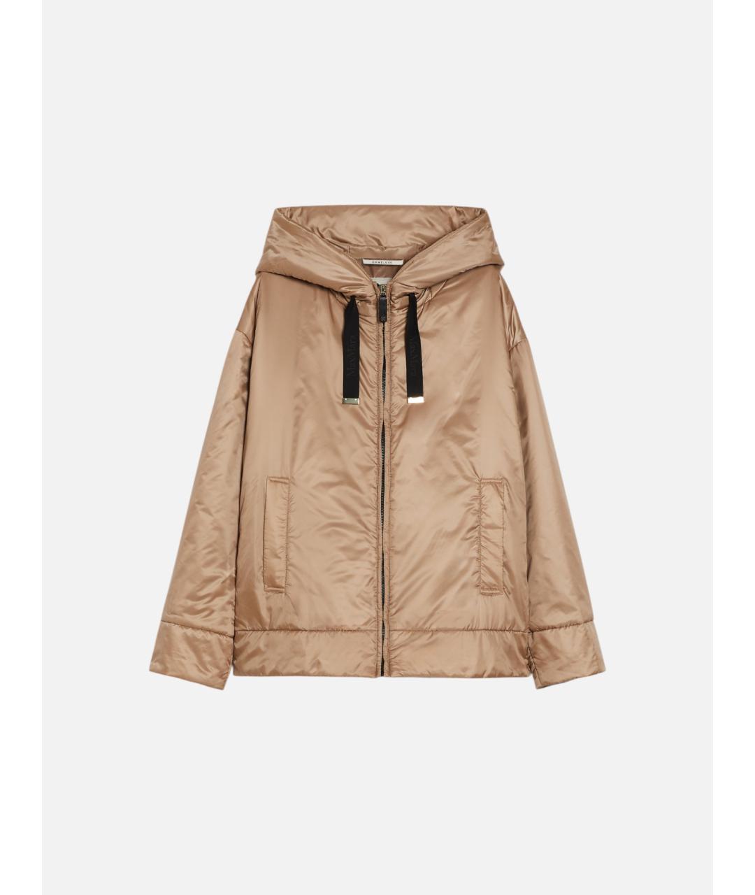 'S MAX MARA Бежевая полиэстеровая парка, фото 6