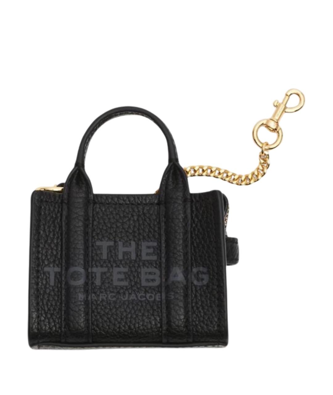 MARC JACOBS Черная кожаная сумка тоут, фото 1