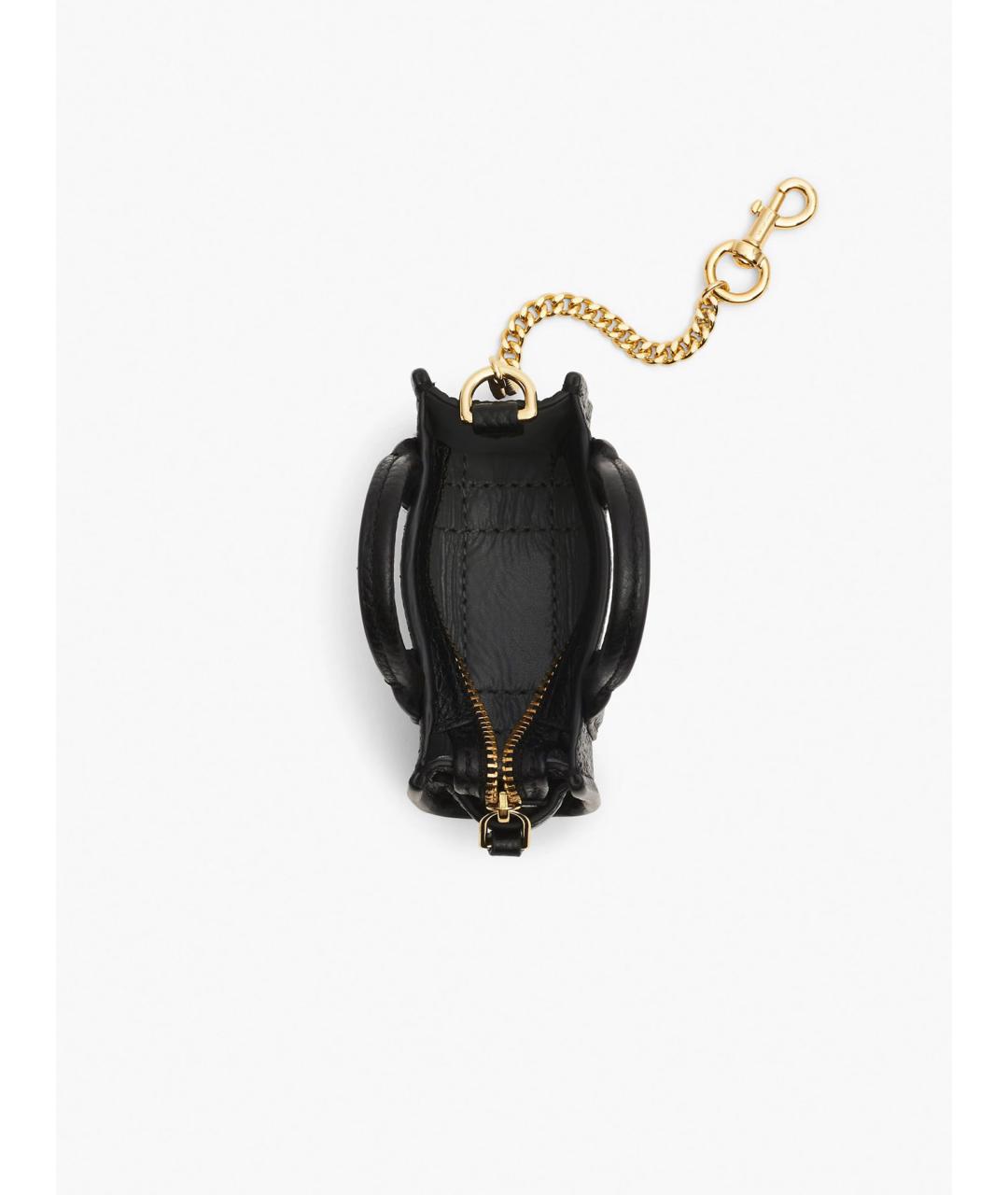 MARC JACOBS Черная кожаная сумка тоут, фото 3