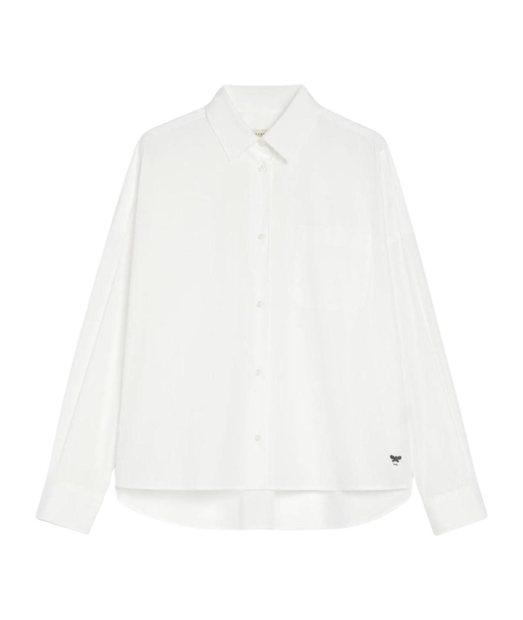 WEEKEND MAX MARA Белая хлопковая рубашка, фото 1