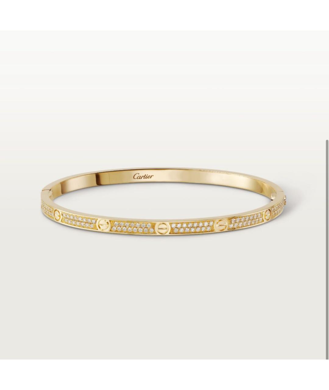 CARTIER Желтый браслет из желтого золота, фото 8