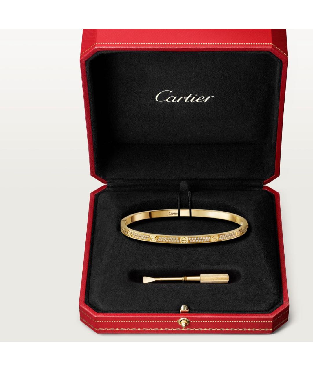 CARTIER Желтый браслет из желтого золота, фото 7