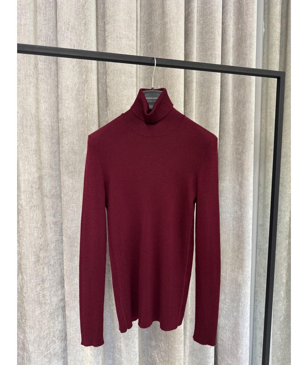TOM FORD Бордовая кашемировая водолазка, фото 5