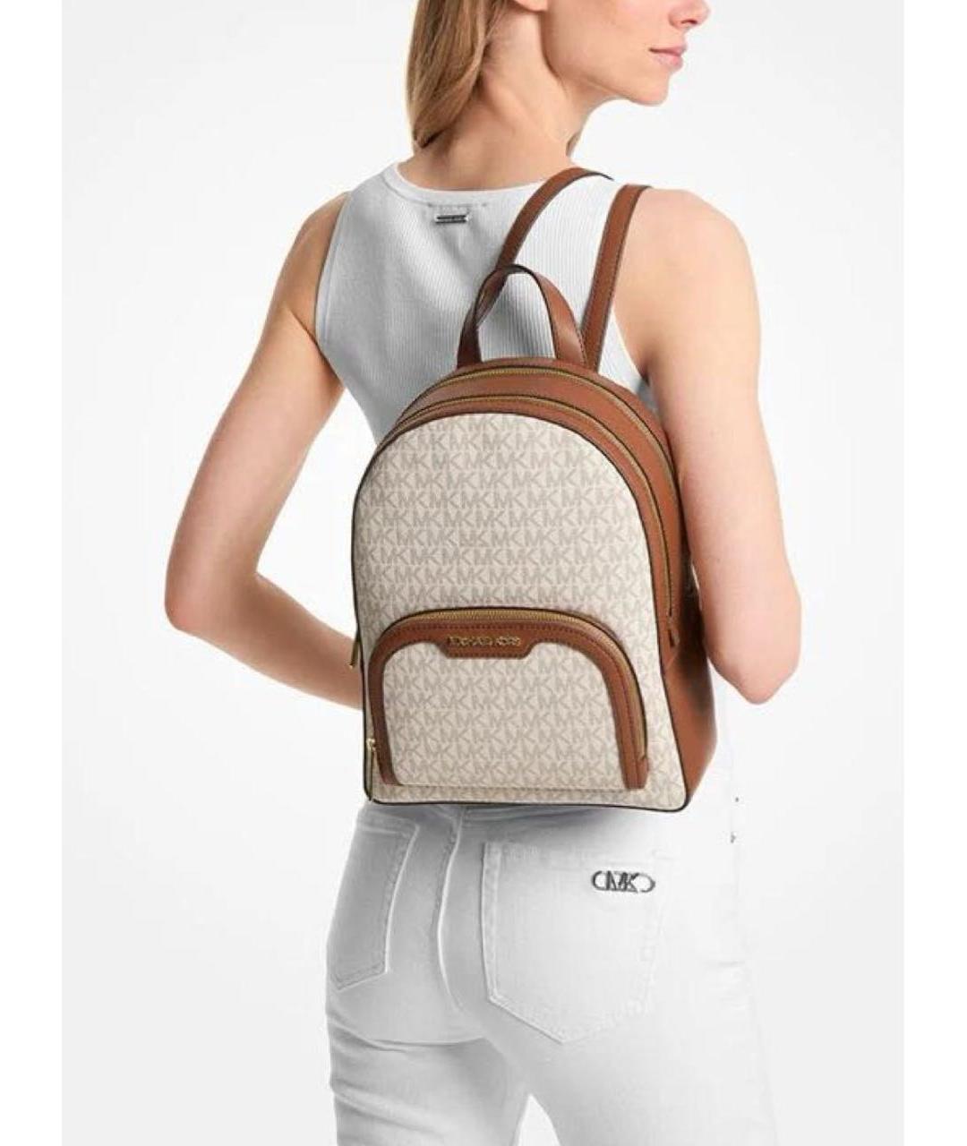 MICHAEL KORS Бежевый рюкзак, фото 2