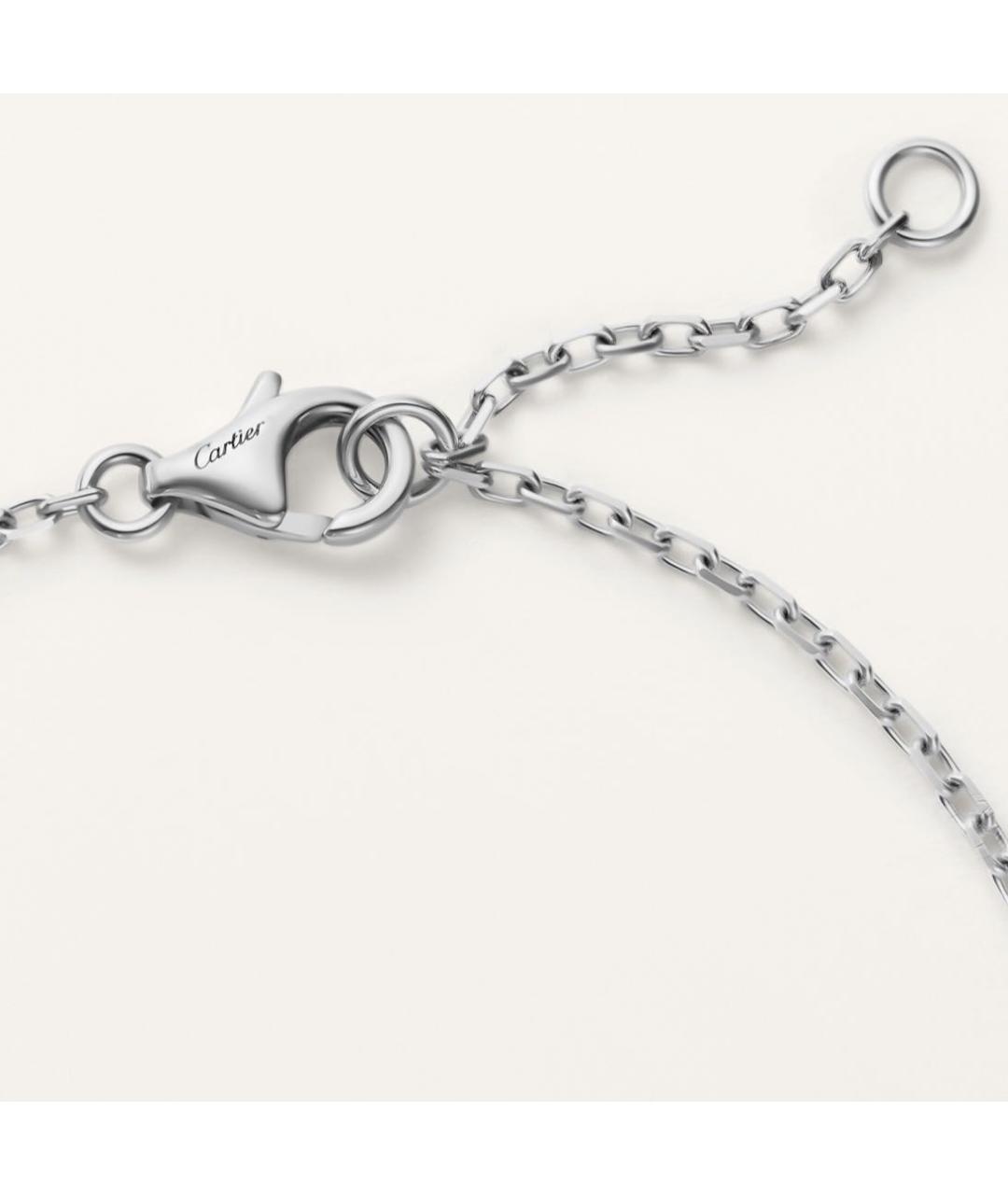 CARTIER Серебрянный браслет из белого золота, фото 4