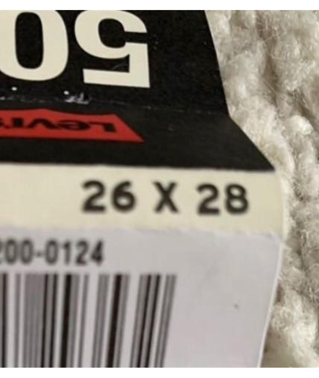 LEVI'S Голубые хлопковые прямые джинсы, фото 5