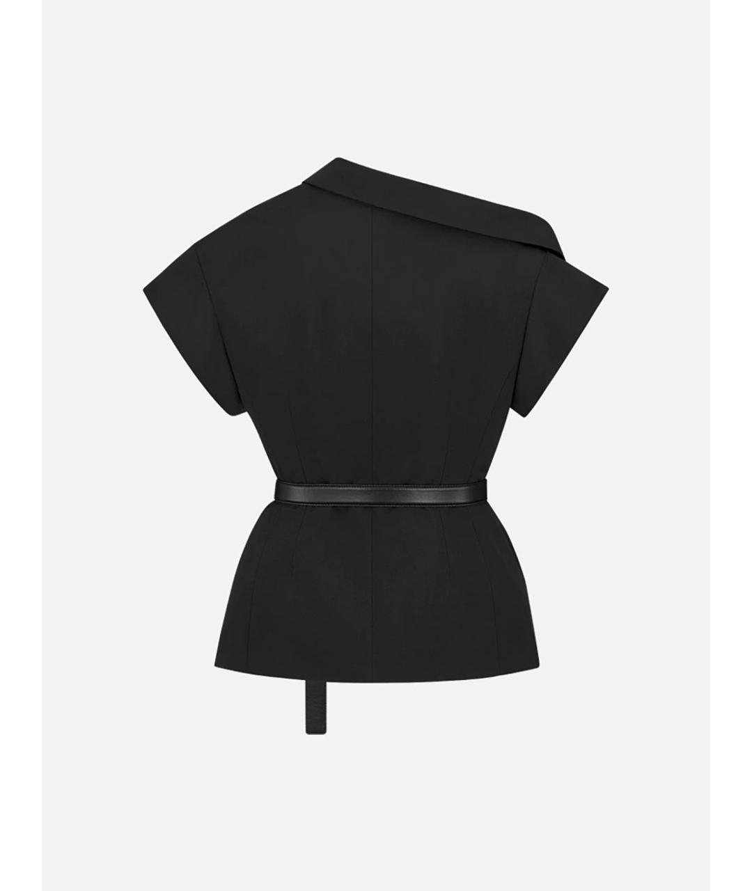 CHRISTIAN DIOR Черный шелковый жакет/пиджак, фото 2