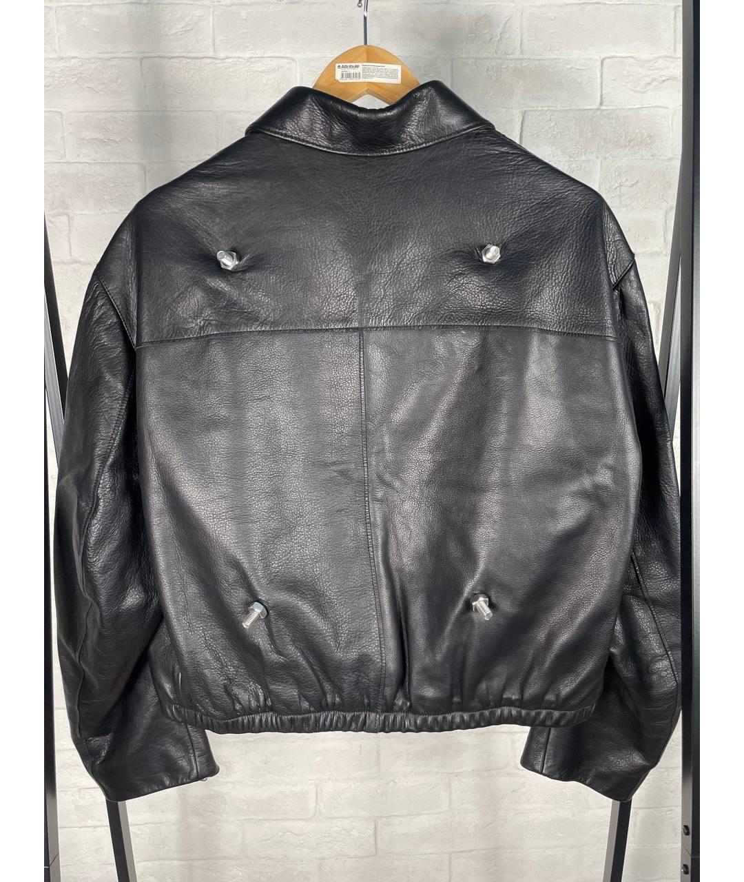 MAGLIANO Черная кожаная куртка, фото 3