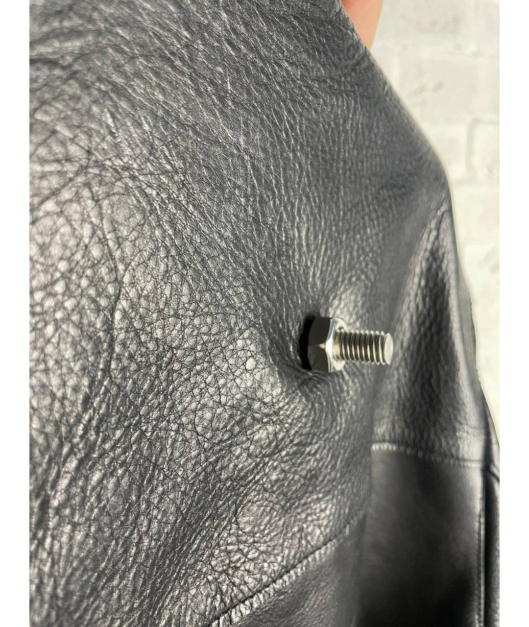MAGLIANO Черная кожаная куртка, фото 7