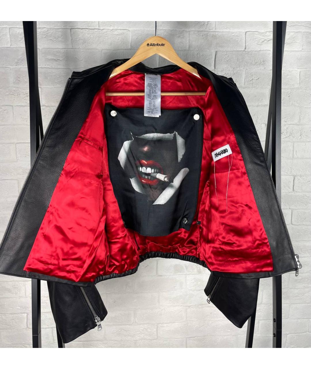 MAGLIANO Черная кожаная куртка, фото 2