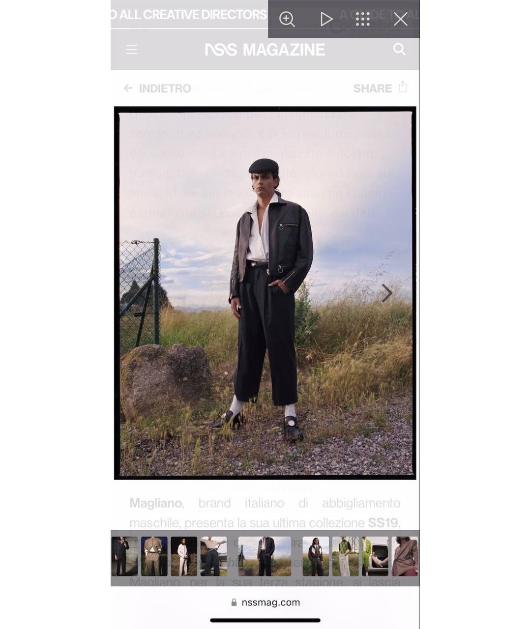 MAGLIANO Черная кожаная куртка, фото 9