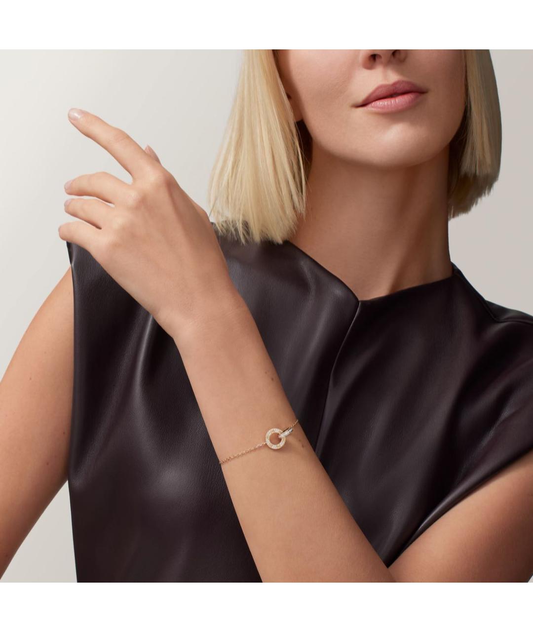 CARTIER Желтый браслет из розового золота, фото 2