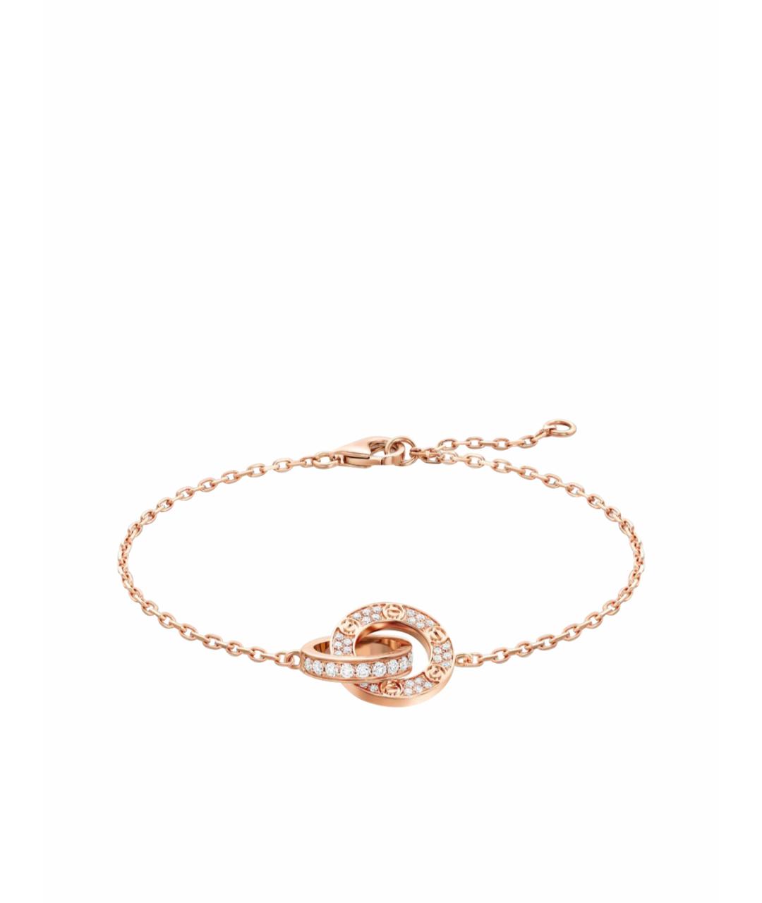 CARTIER Желтый браслет из розового золота, фото 1