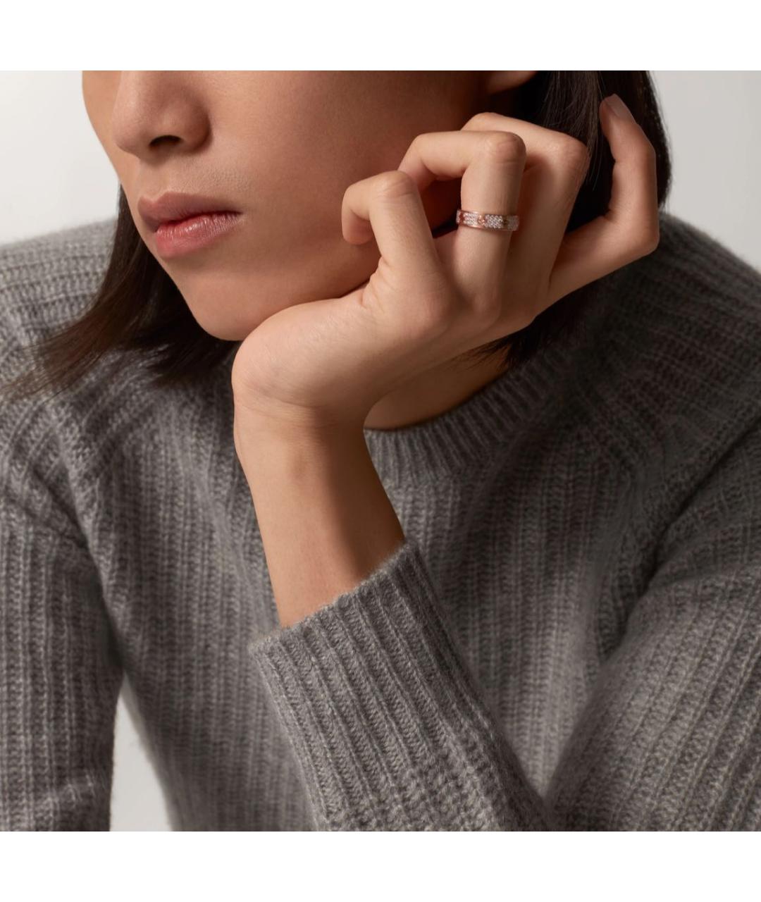 CARTIER Желтое кольцо из розового золота, фото 3