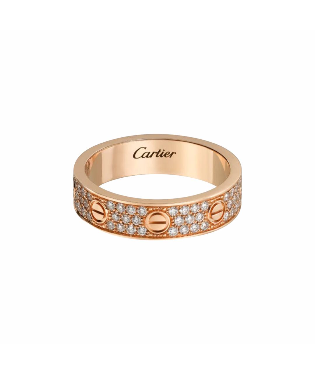 CARTIER Желтое кольцо из розового золота, фото 1