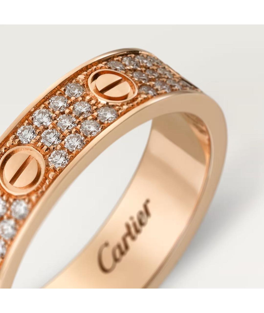 CARTIER Желтое кольцо из розового золота, фото 5