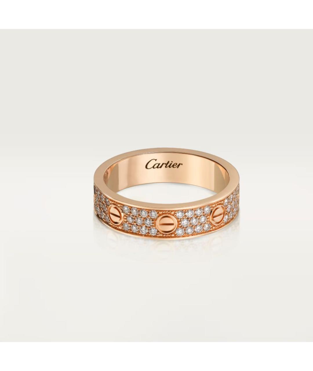 CARTIER Желтое кольцо из розового золота, фото 8