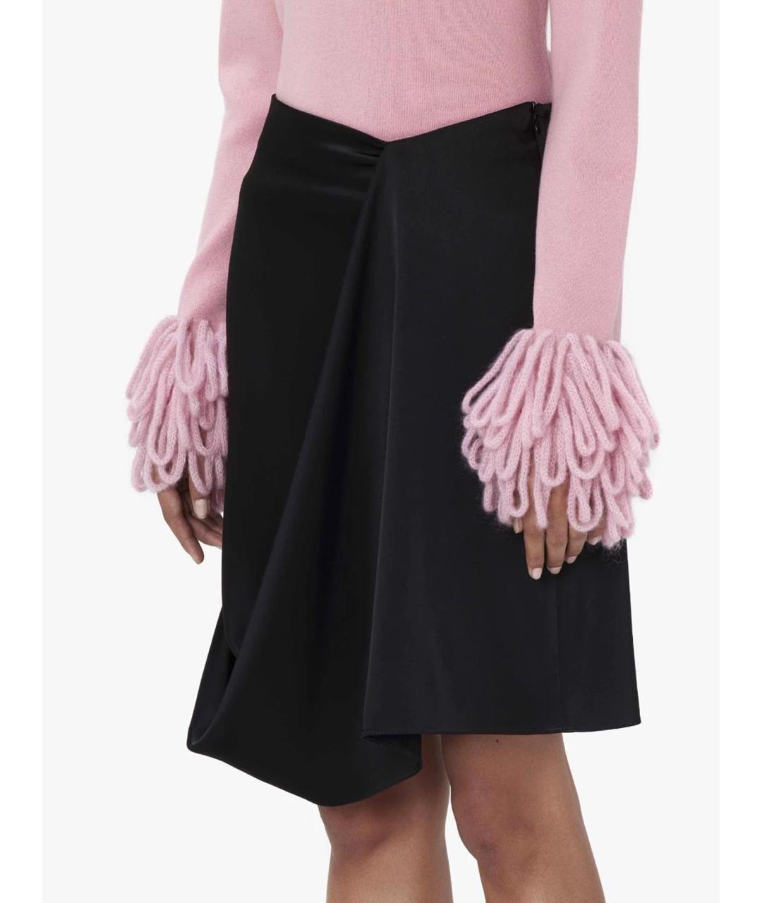 J.W.ANDERSON Черная ацетатная юбка миди, фото 4