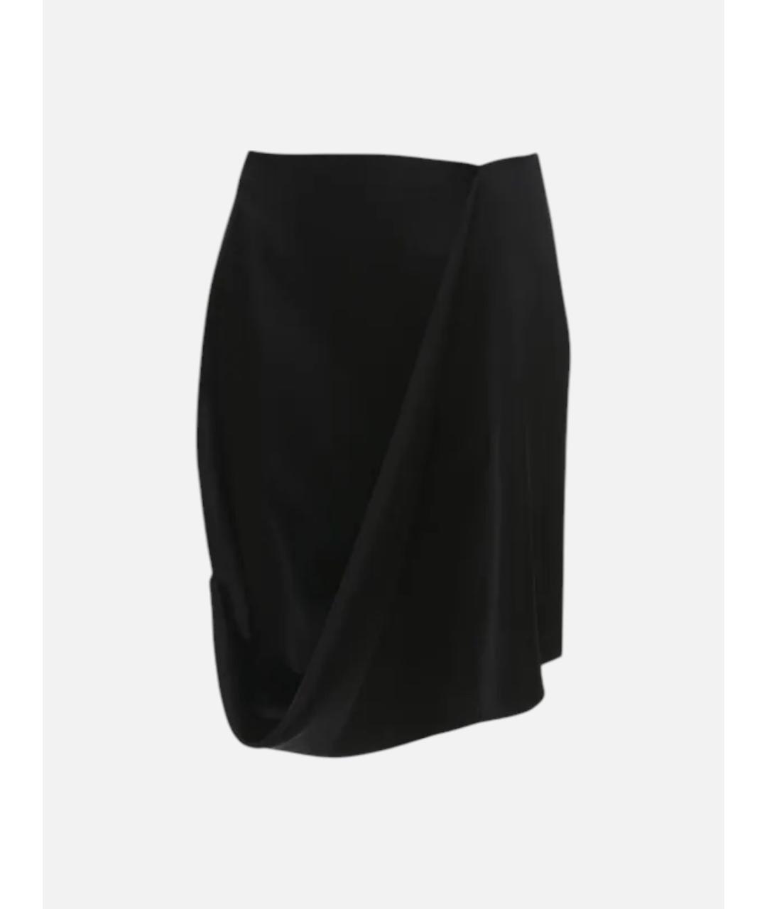 J.W.ANDERSON Черная ацетатная юбка миди, фото 1
