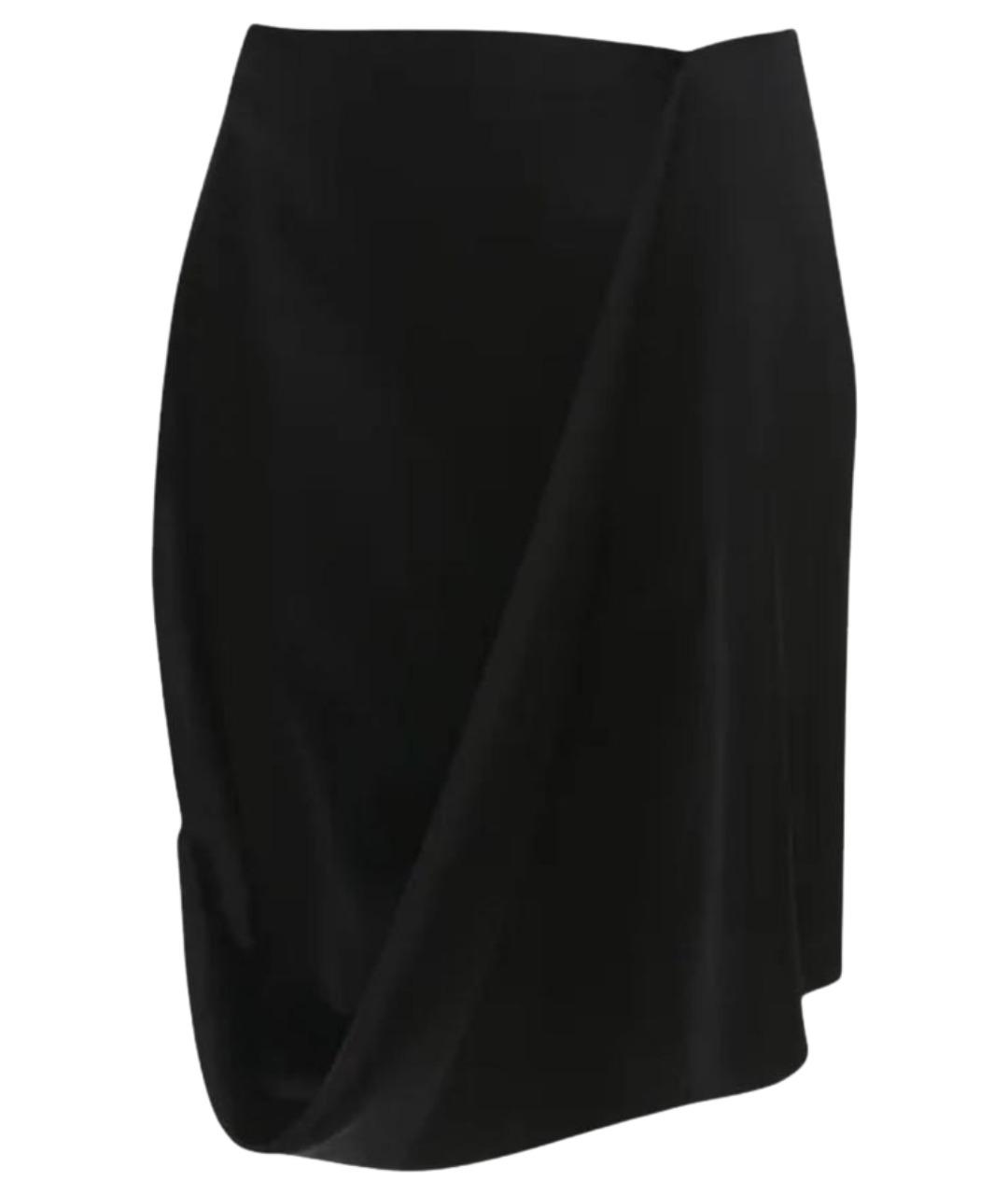 J.W.ANDERSON Черная ацетатная юбка миди, фото 1