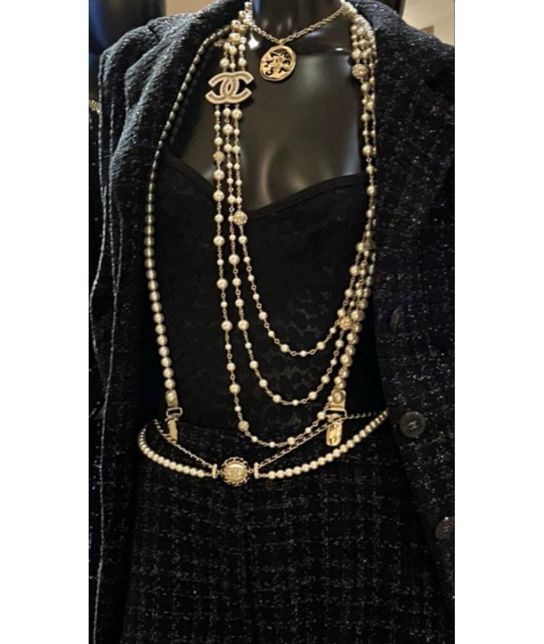 CHANEL Белый кожаный ремень, фото 8