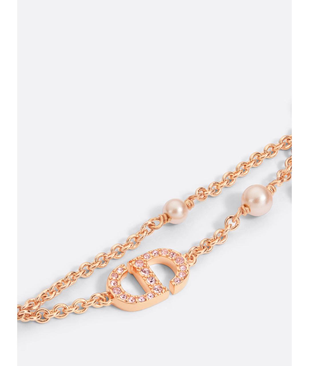 CHRISTIAN DIOR Золотой металлический браслет, фото 2