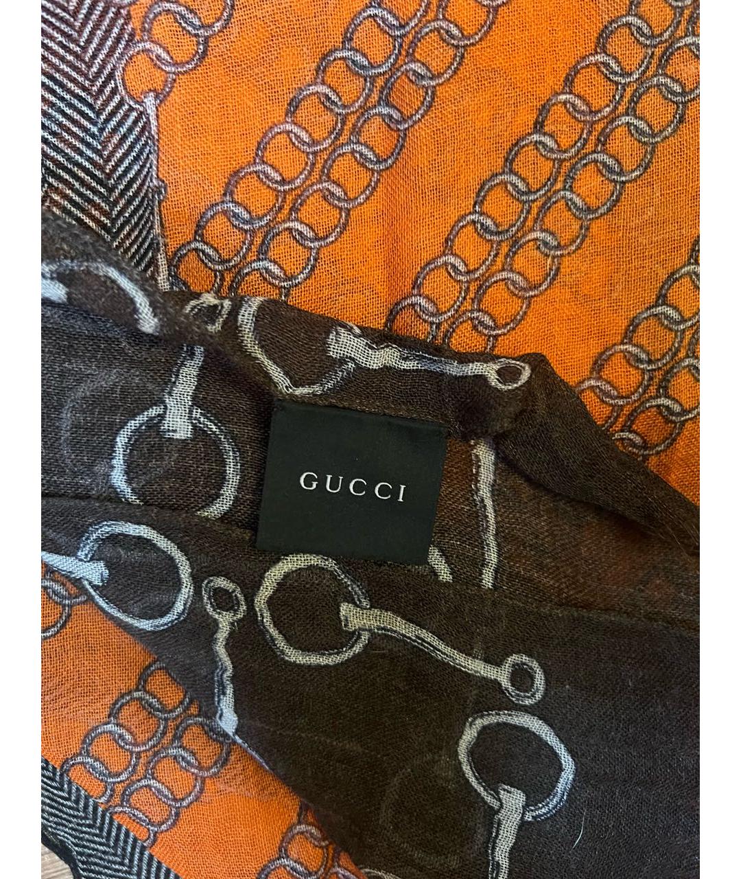 GUCCI Мульти шелковый платок, фото 2