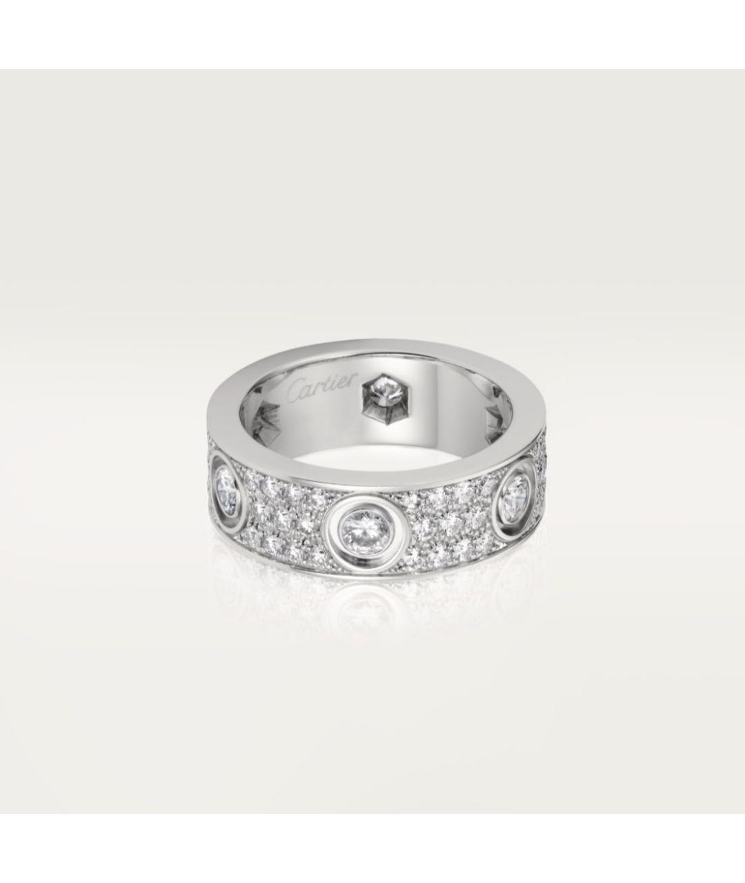 CARTIER Серебряное кольцо из белого золота, фото 7
