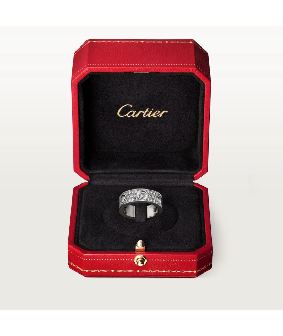 CARTIER Серебряное кольцо из белого золота, фото 6